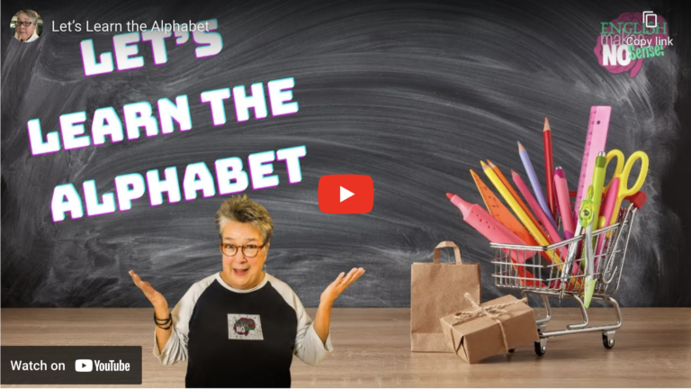 Let's learn the alphabet